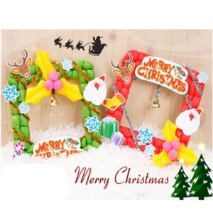 플레이콘 크리스마스리스 만들기