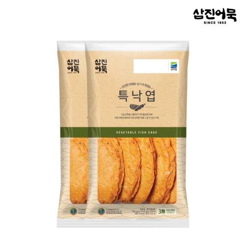 삼진식품  삼진어묵 특낙엽 1봉 7개 280g