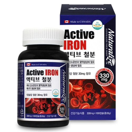 내추럴라이즈 액티브 철분 100정