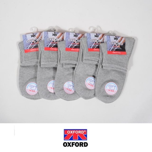 숙녀양말 옥스포드 면 무지 단카바 단목양말 5켤레 W9D6A5E