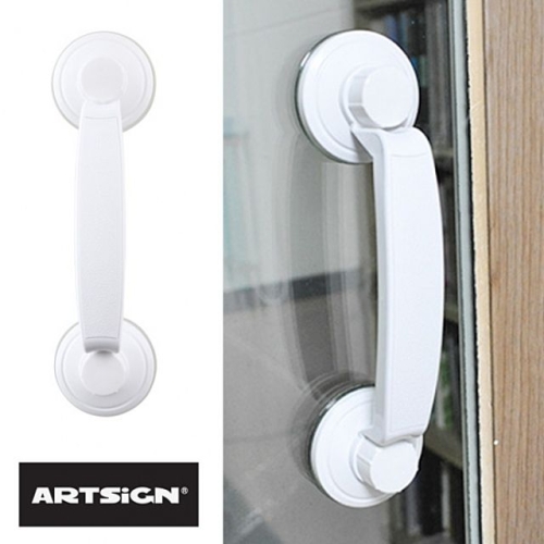 대형 흡착판 안전손잡이-창문손잡이 욕실손잡이 어린이집 유치원 가구손잡이 큐방  다양한 제품들을