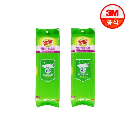 3M 스카치브라이트 정전기 청소포 표준형 60매