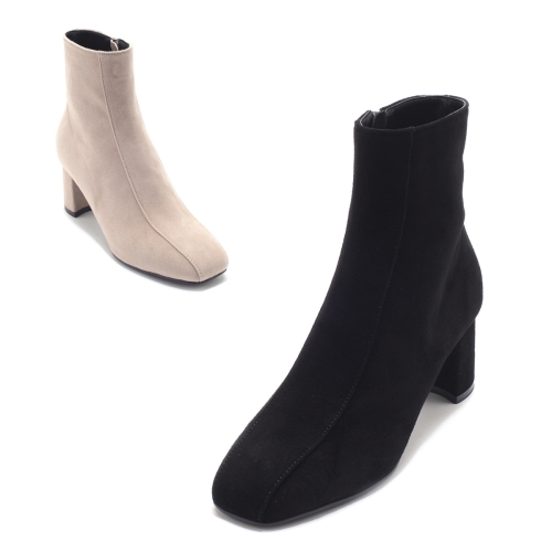 세라구두 여성정장 앵클부츠 S21A411 흑색 핑크베이지 6