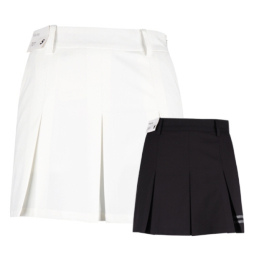 럭스  여성 봄 여름 골프웨어 플리츠 주름 치마 바지 스커트