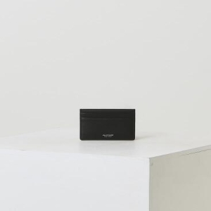 질스튜어트ACC 블랙 가죽 로고 2단 카드지갑 JUHO2F147