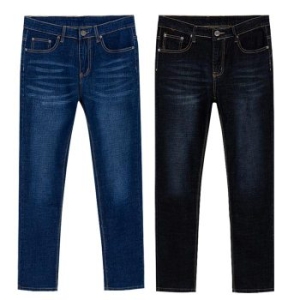 메이플 강력스판 일자핏 워싱 청바지