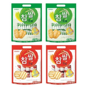 크라운제과  참쌀 선과 253g x 2개 + 참쌀 설병 270g x 2개