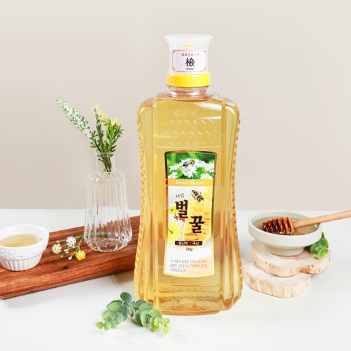 백화농원 스위트 허니 국내산 벌꿀 2kg