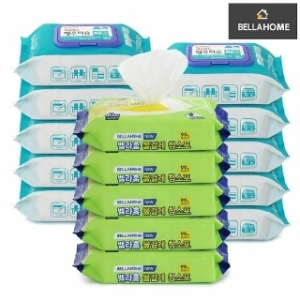 벨라홈  행주티슈 10개 + 물걸레 청소포 5개 세트 CN9100