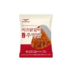 한우물  구운주먹밥 식사대용 간식 치즈닭갈비 주먹밥 100g X 10개