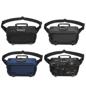 이스트팩 남성 고급 슬링백 잠금장치 힙색 USB 충전 웨 W7D926E