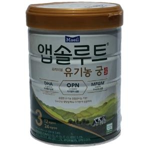 매일유업 2021 앱솔루트 프리미엄 유기농 궁 3단계 800g