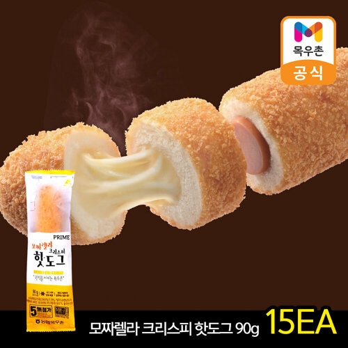 농협목우촌  프라임 모짜렐라 크리스피 핫도그 90g