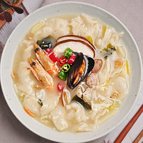 푸르젠  생수제비 6인분세트 수제비1kg+스프6봉