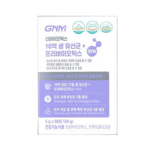 GNM자연의품격 10억 생 유산균 + 프리바이오틱스 5g 30포