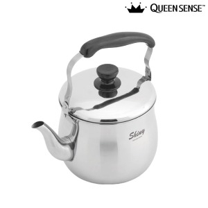 퀸센스 스텐 인덕션용 가스렌지 겸용 주전자 5리터 물끓이는 난로 3중바닥 넓은입구 들통형