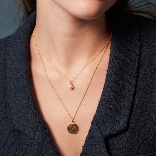 빈티지헐리우드  Mini Ball Pearl Necklace_VH2279NE005B