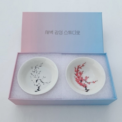 갓샵 색이 변하는 매화잔 4종 세트