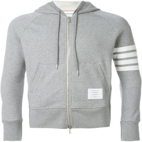 톰브라운 여성 사선 후드 집업 MJT022H 00535 068