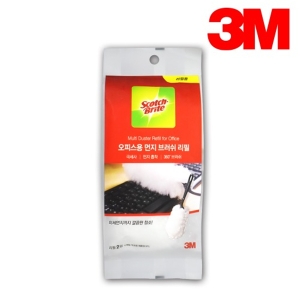 3M  스카치브라이트 오피스용 먼지 브러쉬 리필 2R 제거기 떨이 털이 털이개 청소