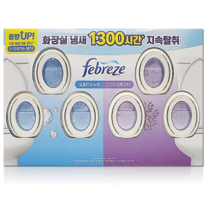 페브리즈 상쾌한 비누향 6ml 2개 + 산뜻한 사과향 6ml 4개