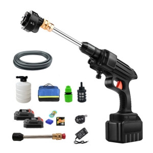 독일기술 무선 모터식 물대포 쏘고쏘고 365 청소기 에어건 고압세차기 2배터리+수납가방_B세트