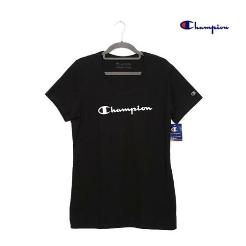 챔피온  탁구    라이프 여성반팔티 브이넥티 W5006G