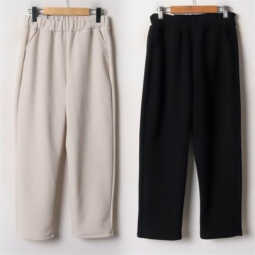 아이우먼 빅사이즈 밍크 기모 배기 팬츠 727 LOB676 밴딩 스판