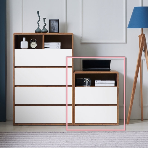 우아미아이  젠킨스 3단 서랍장 오픈형 600