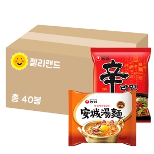 농심  신라면20개 + 안성탕면20개