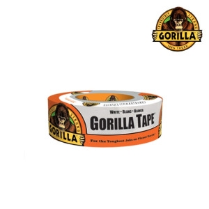 고릴라  화이트 테이프 덕 덕트 강력 접착 천막 텐트 배관 방수 보수 48mmX9M
