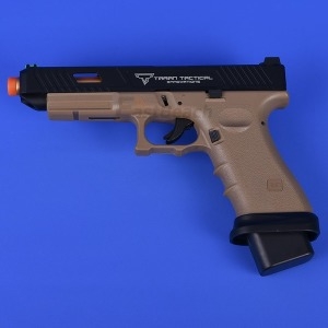 토이스타  글록 컴뱃마스터 커스텀 탄 슬라이드스톱 비비탄총 권총 에어소프트건