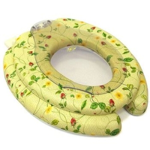 생활낙원 아가드 플라워 변기커버 유아겸용