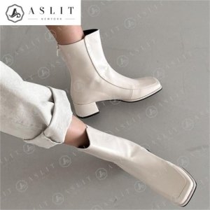 애슬릿 어슬레트 여성 스퀘어 토 청키 굽 데일리 앵클 부츠 9063972