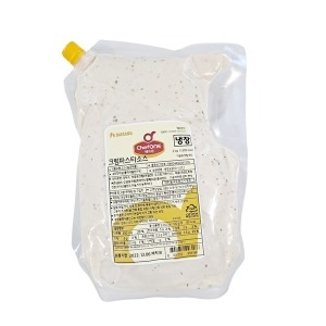 쉐프원 청정원 대용량 크림파스타소스 2kg 까르보나라