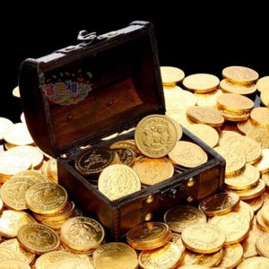 알버트 스틴랜드 보물함 코인 금화 초콜릿 153g