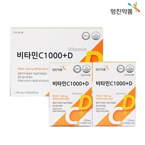 이엔에스 영진약품 트리플 비타민C1000 200정_비타민D 복합