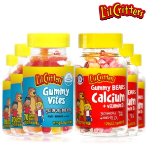 Church&Dwight 꾸미바이트 꾸미베어스 칼슘비타민D 60구미 x 3병 + 비타민 70구미 x 3개