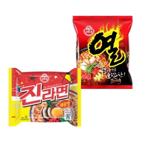 농심  진라면매운맛10개 + 열라면10개