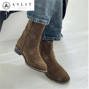 애슬릿 어슬레트 여성 라운드 토 스웨이드 앵클 부츠 9077120