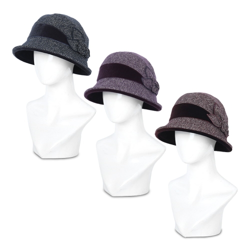 닥스 모자 벨벳 포인트 울 벙거지 DK17WBA001