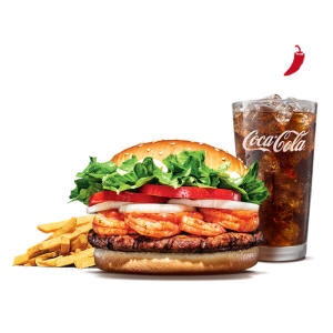 버거킹 통새우와퍼 세트