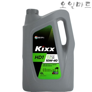 GS칼텍스  오일마트 킥스 KIXX HD1 10W40 6L 유로6 디젤엔진오일