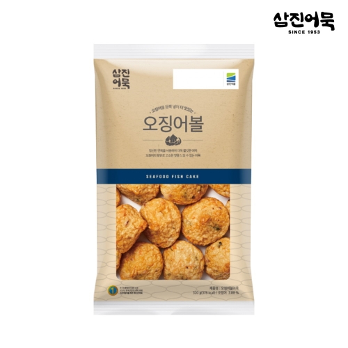 삼진식품  삼진어묵 오징어볼 1봉 8개 320g