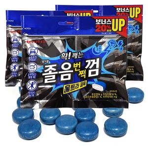 롯데제과  잠이 확깨는 졸음껌 울트라파워 리필용 96g x 3봉