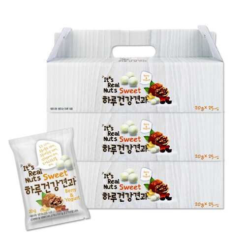 맑은농산 잇츠리얼넛츠 하루건강견과 오곡초코볼 요거트 20g