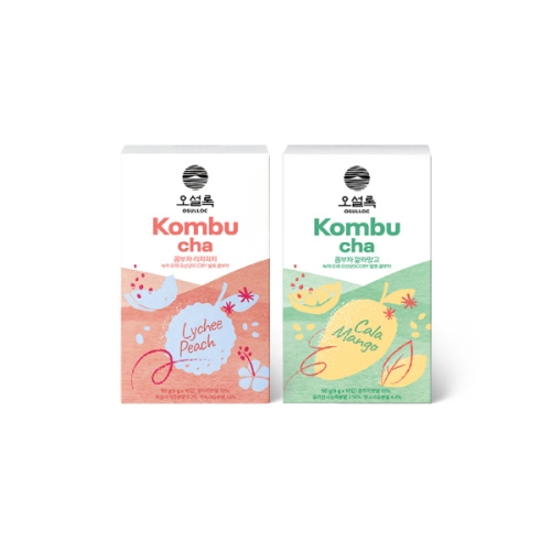 아모레퍼시픽 오설록 콤부차 깔라망고+리치피치 20개입