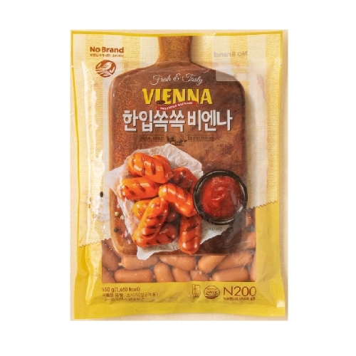 이마트 노브랜드 한입쏙쏙 비엔나 550g [7개] 상품이미지