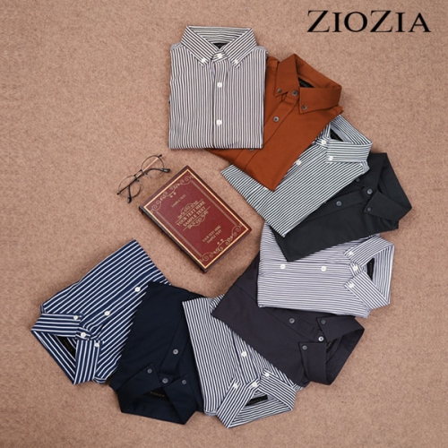 지오지아 남자셔츠 캐주얼셔츠 가을셔츠 솔리드셔츠_ABA3WC1101