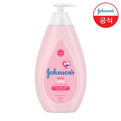 존슨즈베이비 핑크 로션 펌프형 750ml